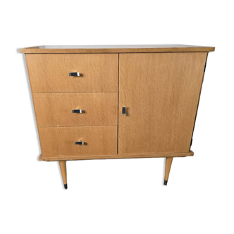 Oak chest of drawers, 1960s
