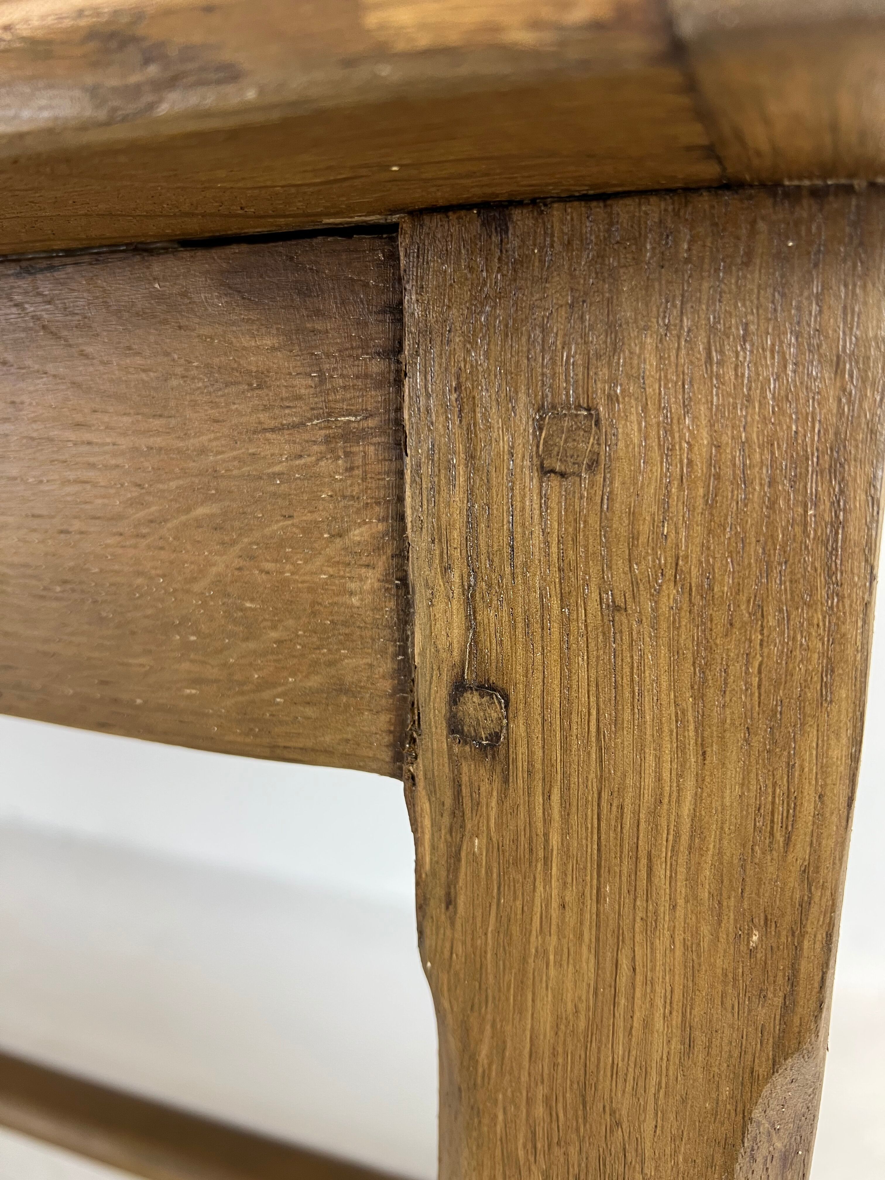 Old oak farmhouse table