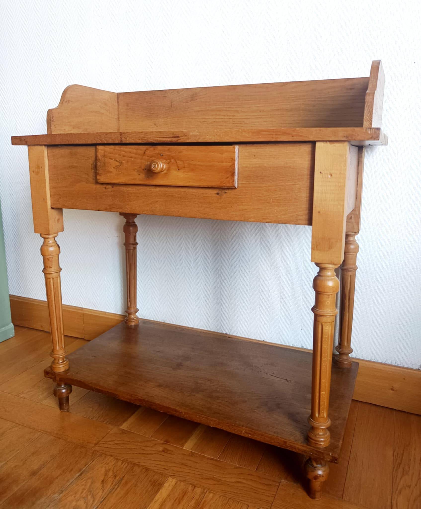 1940s wooden dressing table