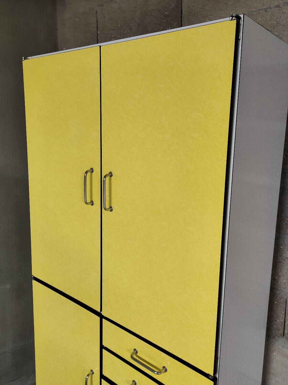 Vintage formica kitchen cabinet 1963