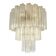 Italian Murano Glass Flush Mount with “Tronchi” Design