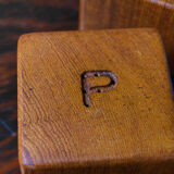 Scandinavian salt and pepper in teak