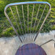 Set of 4 Formica chairs, 1960s style with metal frame.