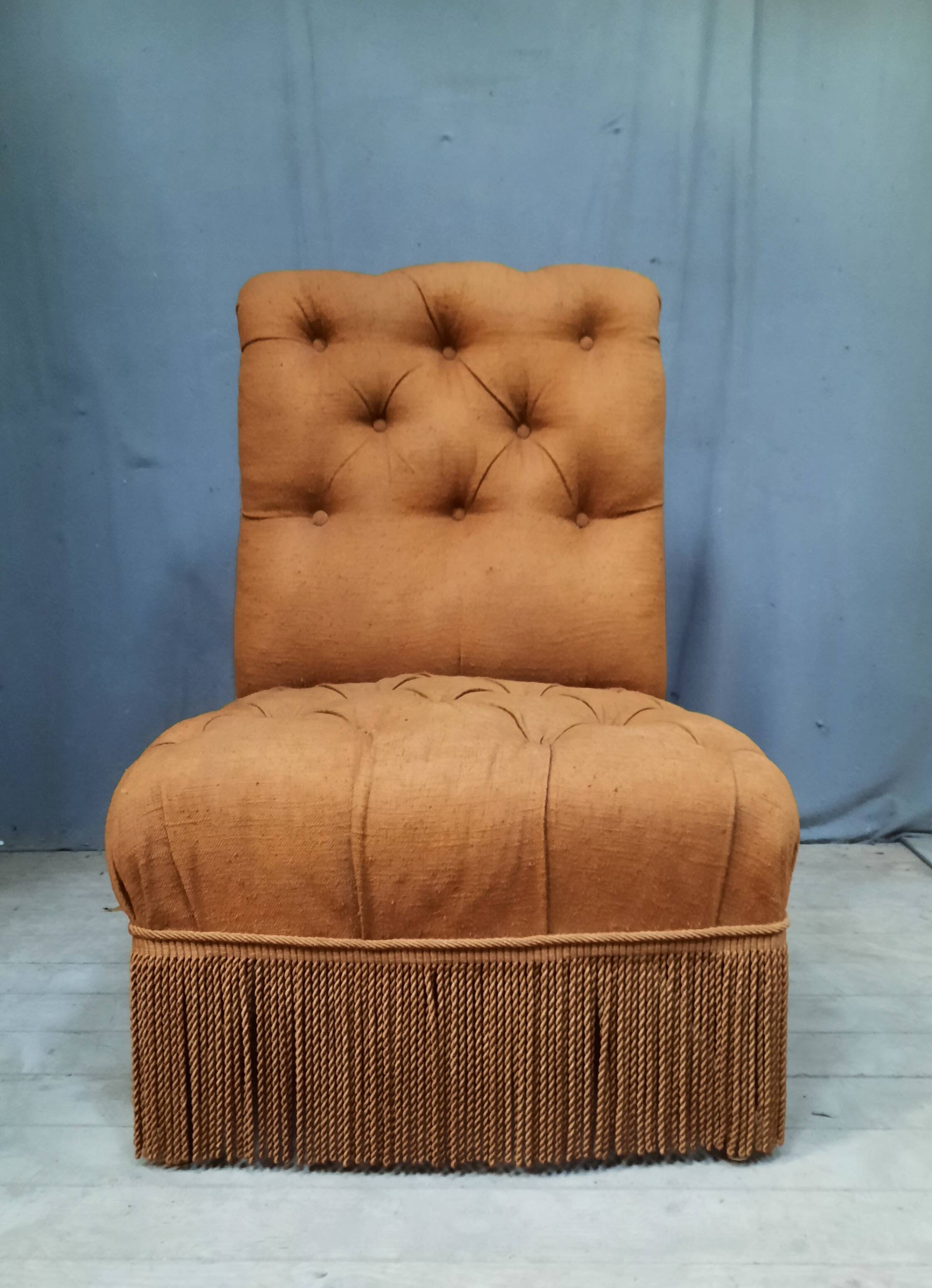 Napoleon III padded chair