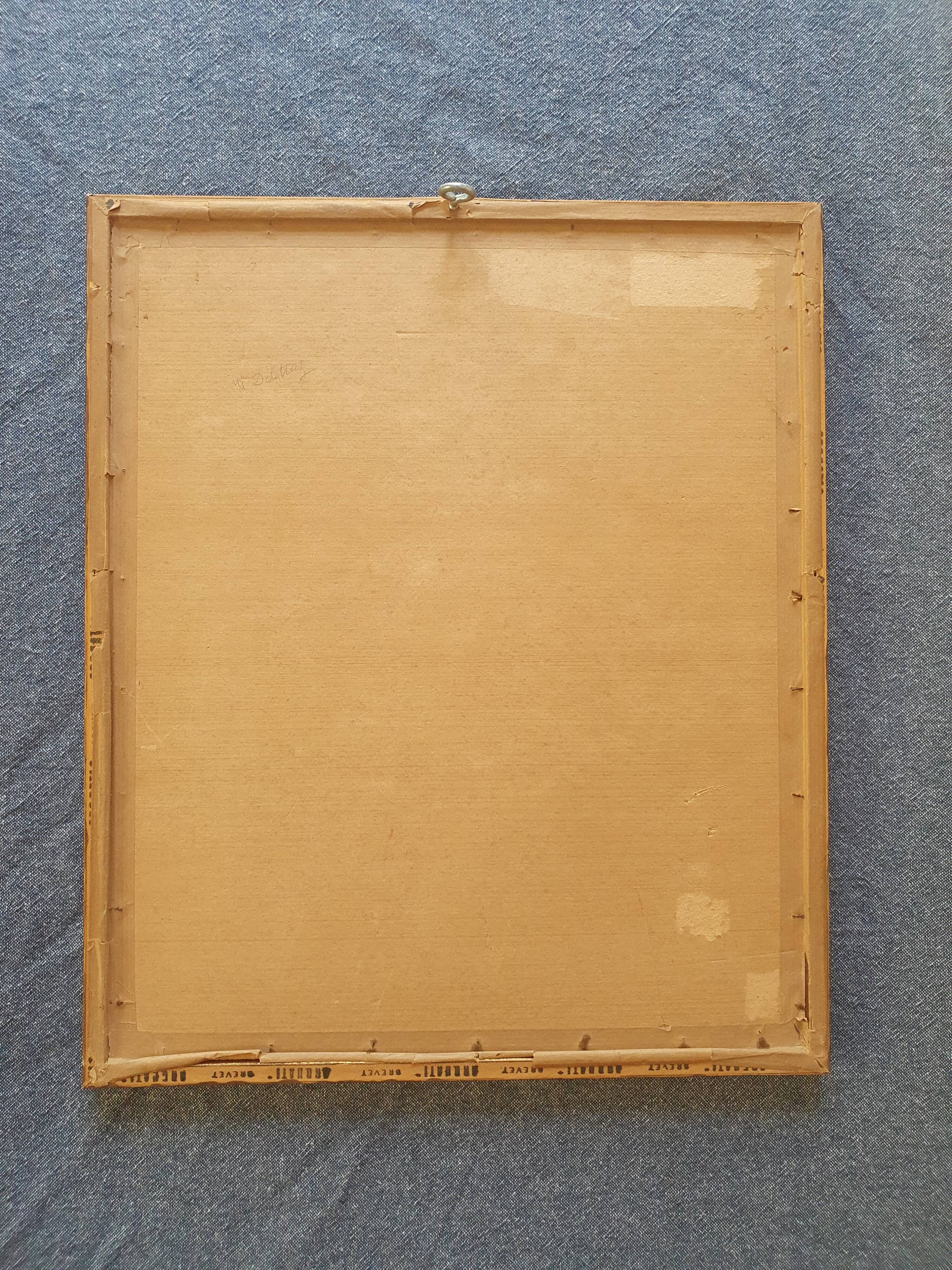 Framed antique engraving "These good Parisians!"