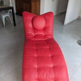 Chaise longue en cuir Contempo