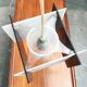 Mid-century space style acrylic cube pendant lamp, 1960s
