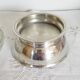 Pewter and crystal flower pick, "Les Etains du Manoir"