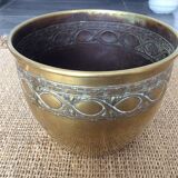Cache pot en cuivre
