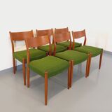 Suite of 6 scandinavian chairs Cees Braakman 50/60s