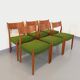 Suite de 6 chaises scandinaves de Cees Braakman 50/60