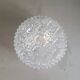 Ceiling light or wall light in moulded glass