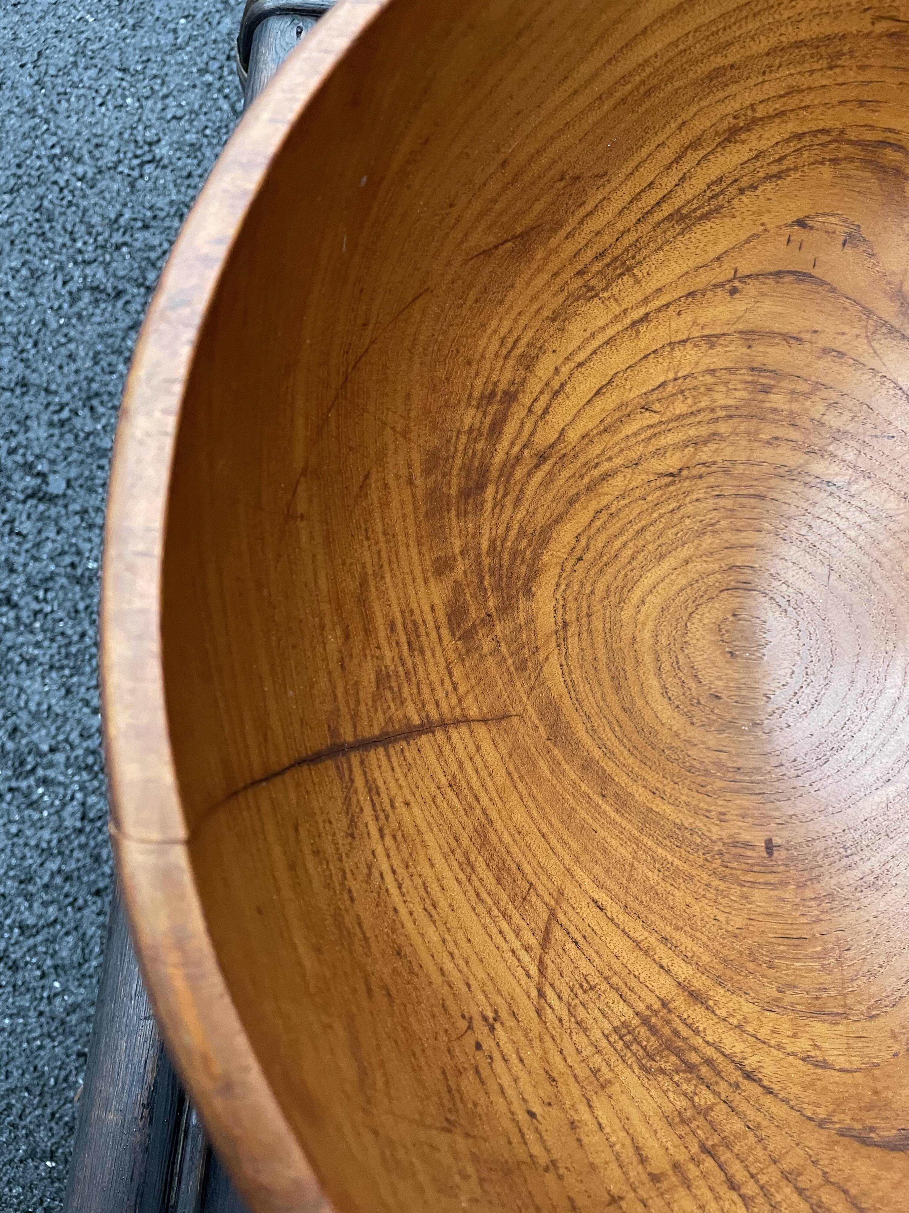 XXL teak bowl 1960