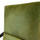 Vintage armchair solid wenge design 60s leather armrests design