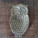 Vide poche hibou en laiton