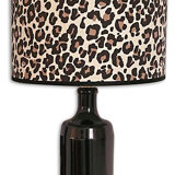 Sandstone lamp and leopard print