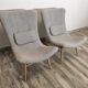 Paire de fauteuils restaurée par Miroslav Navratil