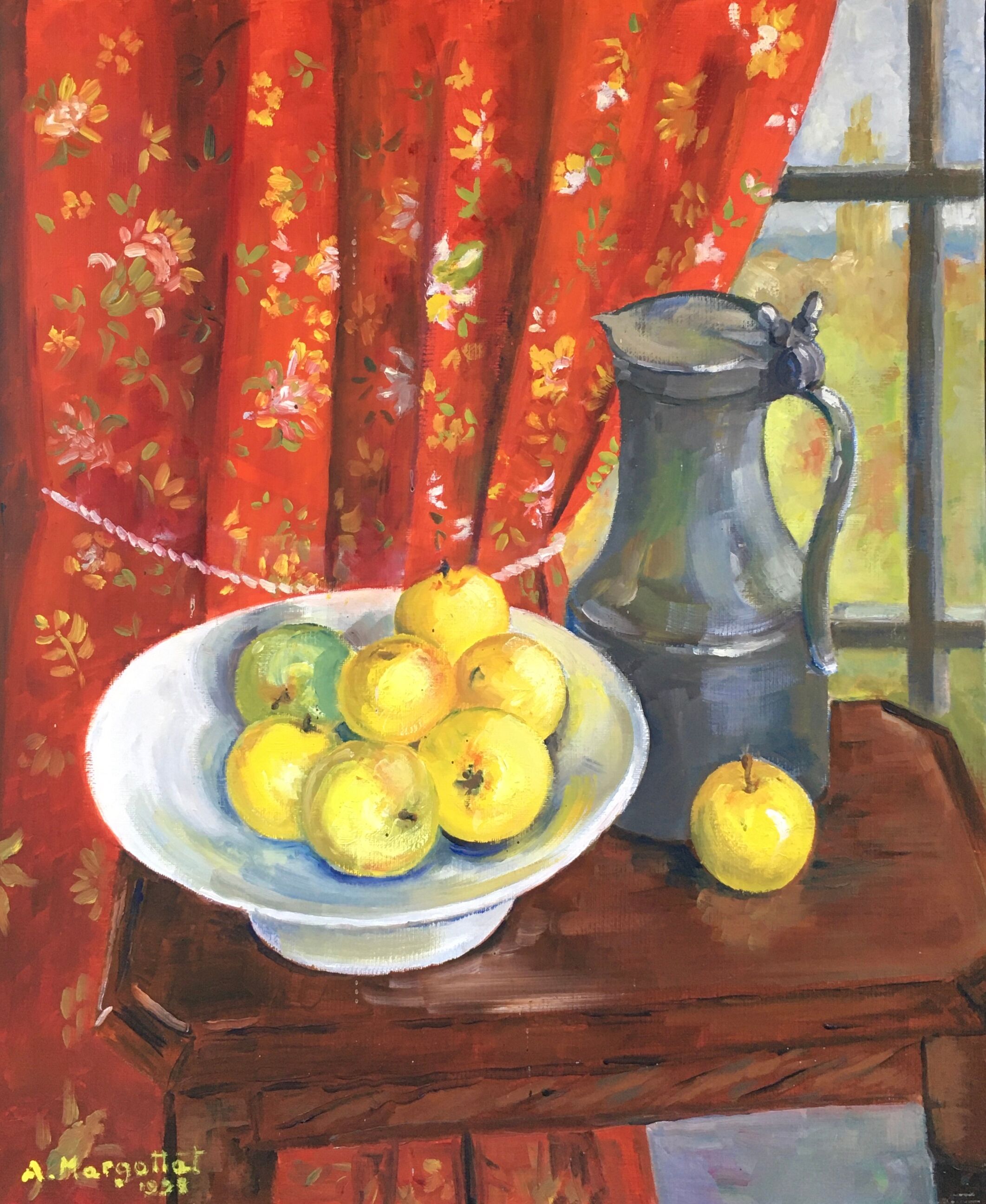 Painting The Red Curtain