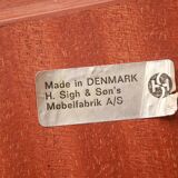 60s extendible diningtable teak square, Sigh & Son Denmark