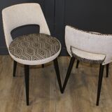 Chaises pieds compas