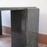 Large square granite coffee table