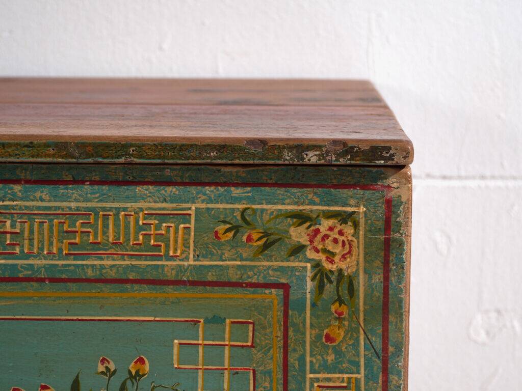 Antique Chinese pine wood chest – China, circa 1930