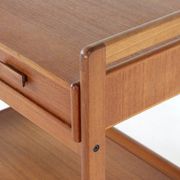 Chariot danois avec deux tiroirs - 'Favrholt' - design danois en teck