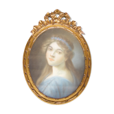 Pastel portrait eighteenth century