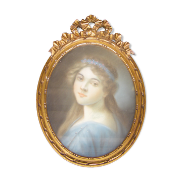 Pastel portrait eighteenth century
