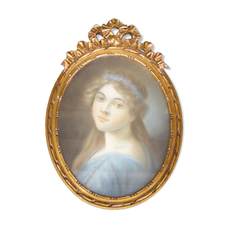 Pastel portrait eighteenth century
