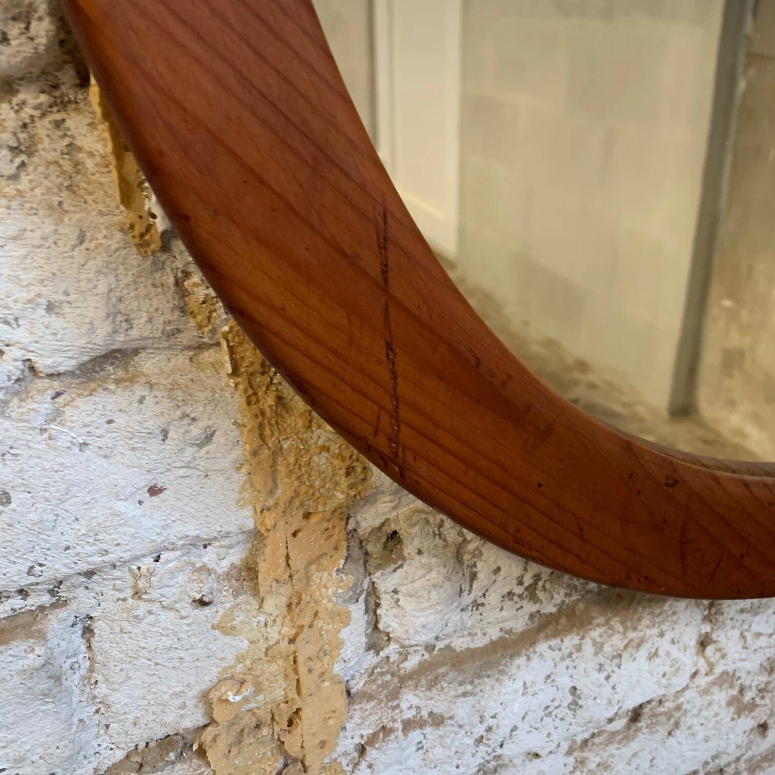 Vintage Ikea mirror from 1978 in solid pine