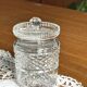 Confit jar / honey pot in signed Waterford crystal