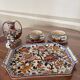 Gien tableware set, peony collection
