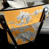 Vintage chair toile de jouy