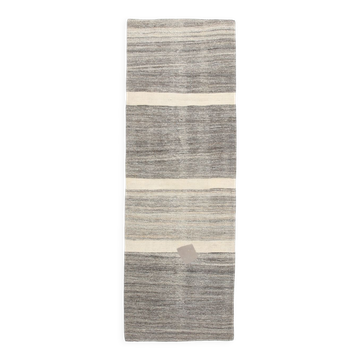 Shades of brown vintage runner rug 75x225cm