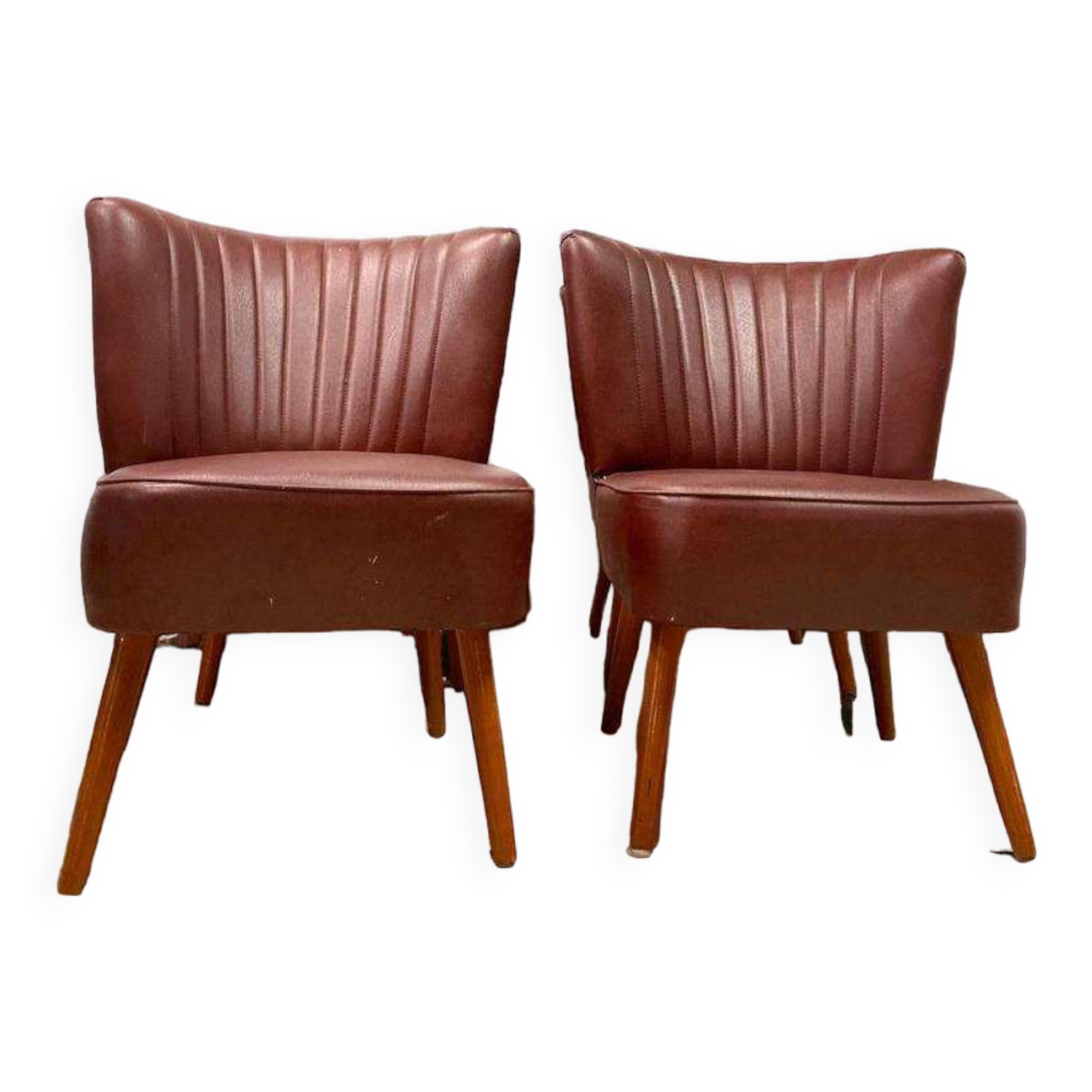 Vintage cocktail chair armchair single-seater