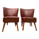 Vintage cocktail chair armchair single-seater