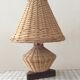 Vintage lamp from the 50s- 60s in rattan