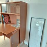 Vintage Scandinavian secretary desk from the 1960s - mid-century design.