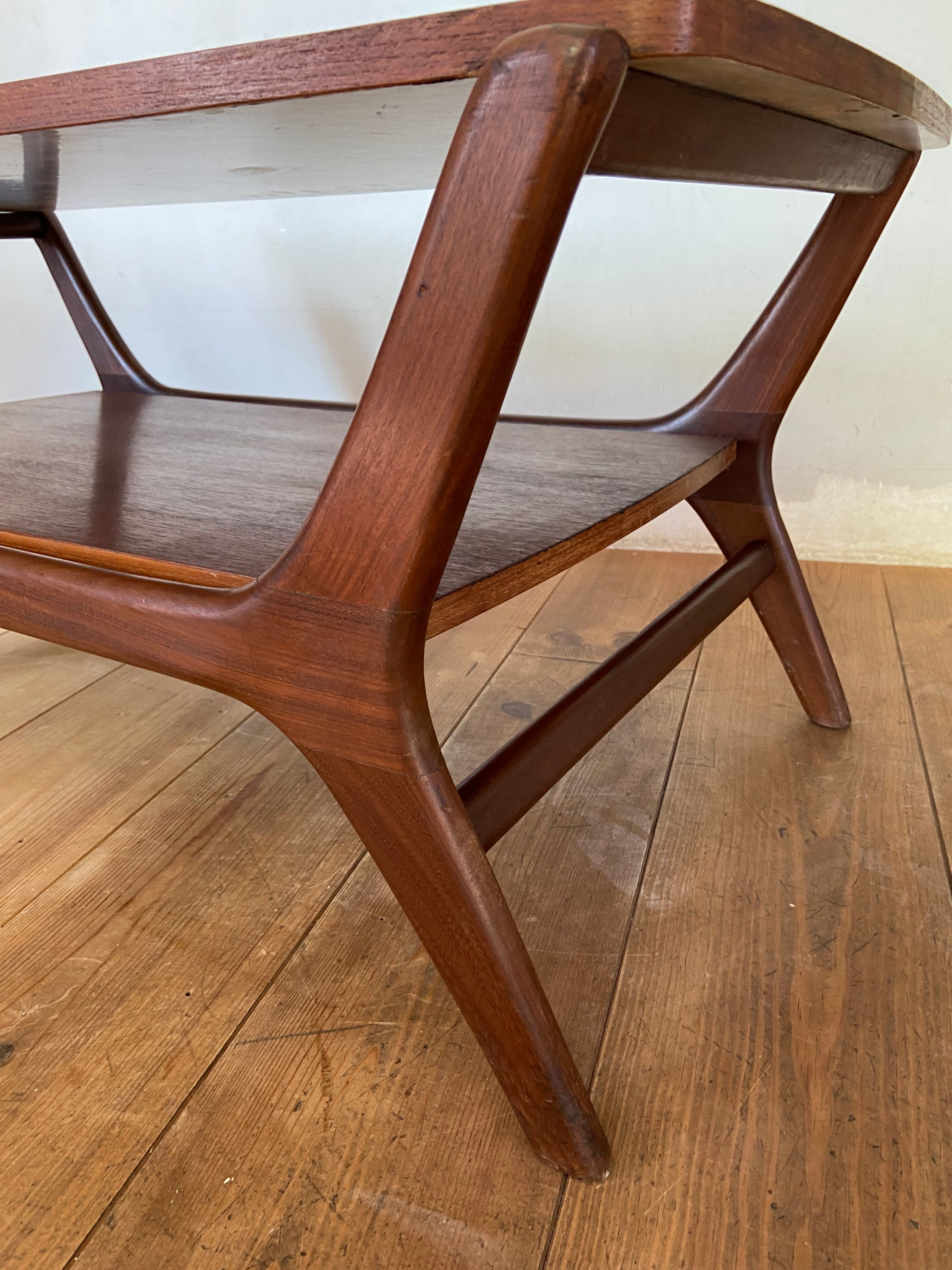 Scandinavian design teak coffee table 60s
