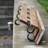 Old workshop coat hanger at 4 patères