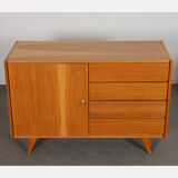 Vintage oak chest of drawers by Jiri Jiroutek model U-458 1960