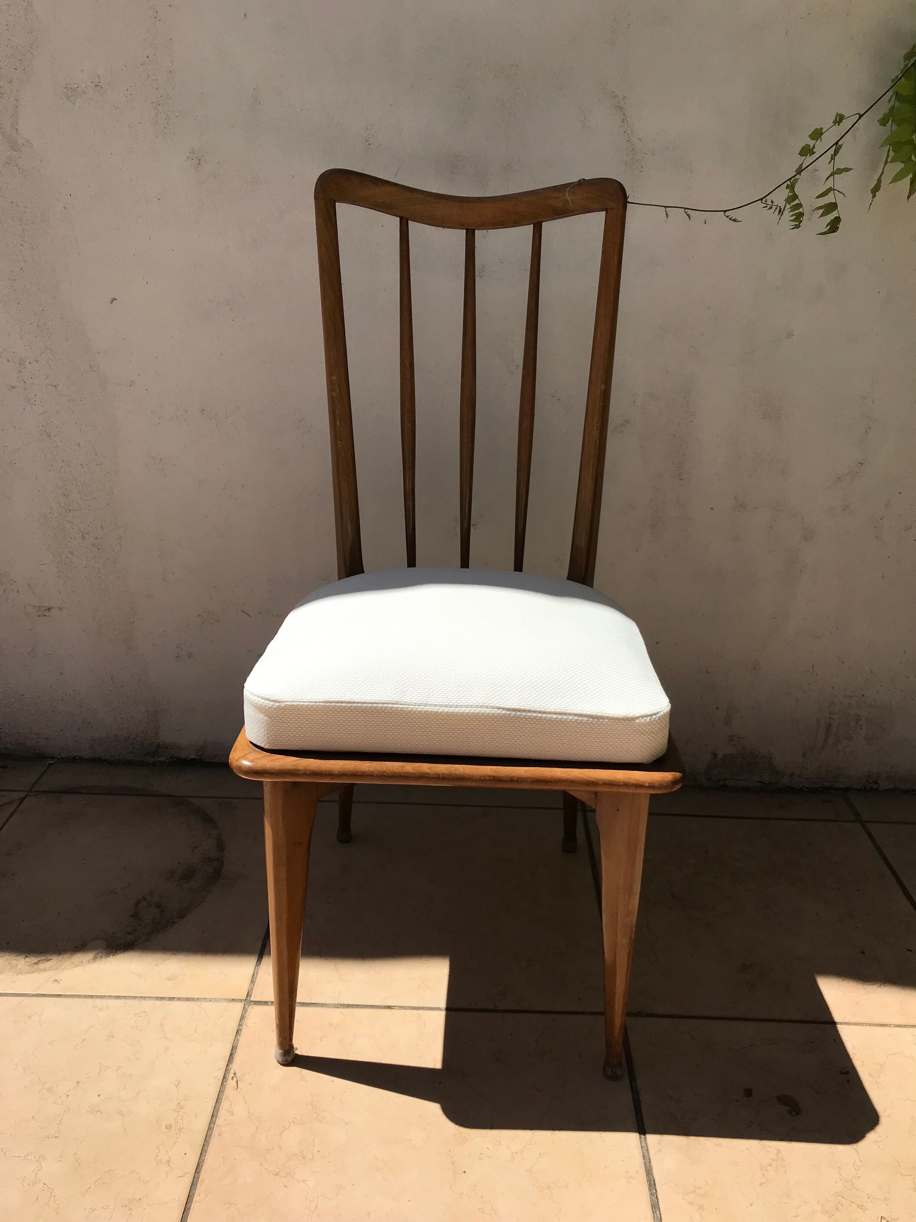 6 charles ramos chairs - 50s/60s