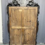 Mirror 191x122 cm period XIXth in natural wood, decoration of chimeras, satyrs
