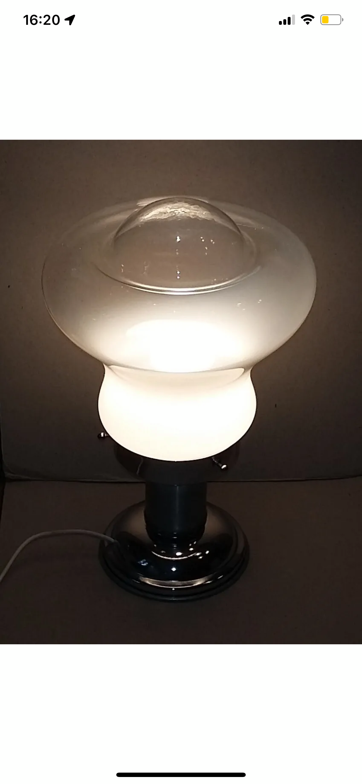 Italian vintage lamp in Murano glass 1970