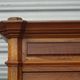 Large antique wardrobe in solid walnut