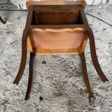 Louis XV Style Nightstand with Drawer + Vintage Case #D50