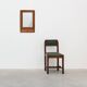 Wooden Wall‑Mounted Shaving Cabinet with Drawer, Belgium, circa 1920