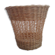 Wicker wastebasket 70s