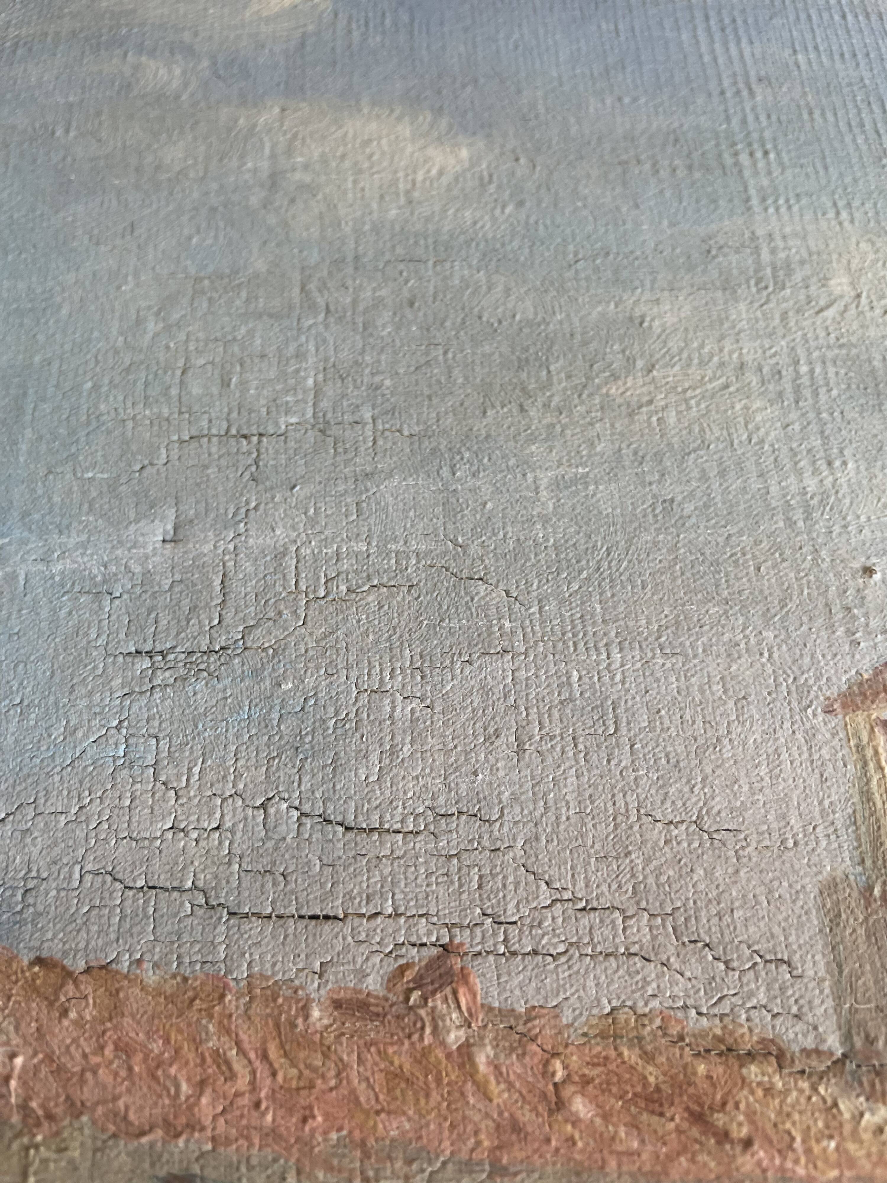 Huile sur toile paysage